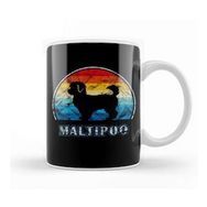 Baskı Dükkanı Maltipoo Vintage Design Dog Maltipoo Mom Kupa