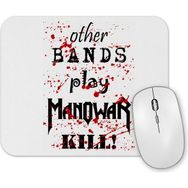Baskı Dükkanı Manowar Kill With Power Mouse Pad