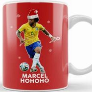 Baskı Dükkanı Marcel Hohoho Vieira Football Christmas Kupa
