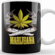Baskı Dükkanı Marijuana 03 Kupa