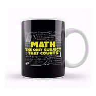 Baskı Dükkanı Math The Only Subject That Counts Funny Pun Kupa
