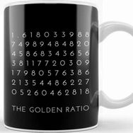 Baskı Dükkanı Maths and Science Fibonacci Golden Ratio Kupa