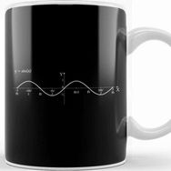 Baskı Dükkanı Maths and Science Sine Wave Kupa