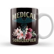 Baskı Dükkanı Medical Sonographer Sonography Ultrasound Echography Doctor Kupa