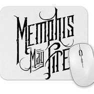Baskı Dükkanı Memphis May Fire Mouse Pad