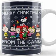 Baskı Dükkanı Merry Christmas From The Peanuts Gang Kupa