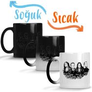 Baskı Dükkanı Metallica Art Sihirli Porselen Kupa