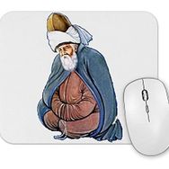 Baskı Dükkanı Mevlana Mouse Pad