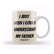 Baskı Dükkanı Michael Jackson Quotes Art Gift Vintage Retro Style Kupa