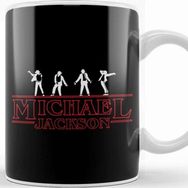 Baskı Dükkanı Michael Jackson Stranger Things Fon Kupa