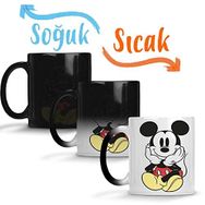 Baskı Dükkanı Mickey 09 Sihirli Porselen Kupa