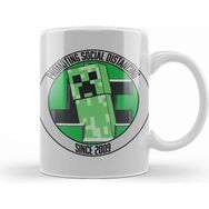 Baskı Dükkanı Minecraft Creeper Porselen Kupa