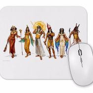 Baskı Dükkanı Misir Mitolojisi Ra Anubis Mouse Pad