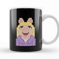 Baskı Dükkanı Miss Piggy The Muppets Pixel Character Kupa