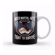 Baskı Dükkanı Mixed Martial Arts Mma Fight To Survive Training Kupa