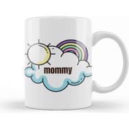 Baskı Dükkanı Mommy Day Rainbows Kupa