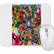 Baskı Dükkanı Monstros Coloridos Mouse Pad