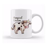 Baskı Dükkanı Moogical Unicow Unicorn Cow Pixel Art Kupa