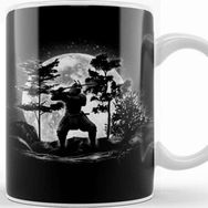 Baskı Dükkanı Moonlight Samurai Kupa