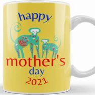 Baskı Dükkanı Mothers Day 2021 Cute Mom Kupa