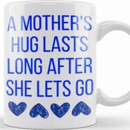 Baskı Dükkanı Mothers Day Life Began With Waking Up And Loving My Mother's Face Kupa