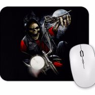 Baskı Dükkanı Moto Caveira Mouse Pad