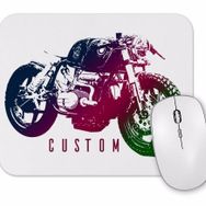 Baskı Dükkanı Moto Custom Motorsiklet Mouse Pad