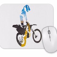 Baskı Dükkanı Motocross Motorsiklet Mouse Pad