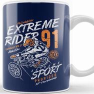 Baskı Dükkanı Motorbike Extreme Rider Kupa