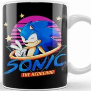 Baskı Dükkanı Movie Sonic With Background Black Sonic Kupa