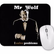 Baskı Dükkanı Mr Wolf I Solve Problems Mouse Pad