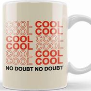Baskı Dükkanı Mug Cool Cool No Doubt No Doubt Black And Red Kupa