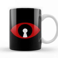 Baskı Dükkanı Must Read Book Covers 1984 Big Brother Eye Kupa