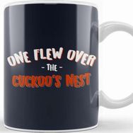 Baskı Dükkanı Must Read Book Covers One Flew Over The Cuckoos Nest Text Kupa