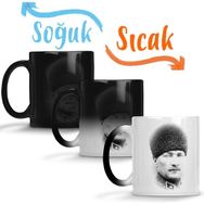 Baskı Dükkanı Mustafa Kemal Atatürk 07 Sihirli Porselen Kupa