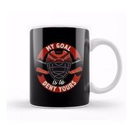Baskı Dükkanı My Goal Is To Deny Yours Ice Hockey Goalie Kupa