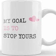 Baskı Dükkanı My Goal Is To Stop Yours Goalie Defender Kupa