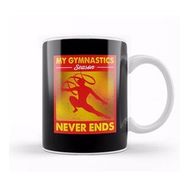 Baskı Dükkanı My Gymnastics Season Never Ends Awesome Gymnast Kupa
