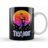 Baskı Dükkanı Myles Turner Vintage Art Legend Basketball Gift Kupa