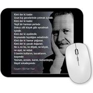 Baskı Dükkanı Nazım Hikmet Söz 012 Mouse Pad