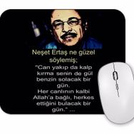 Baskı Dükkanı Neşet Ertaş Söz 03 Mouse Pad