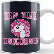 Baskı Dükkanı New York Unicorns Varsity Kupa
