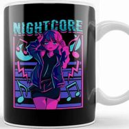 Baskı Dükkanı Nightcore Japanese Music Anime Aesthetic Manga Edm Kupa