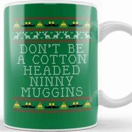 Baskı Dükkanı Ninny Muggins Elf Quote Christmas Knit Kupa