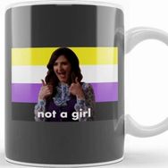 Baskı Dükkanı Nonbinary Janet Not A Girl The Good Place Kupa