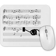 Baskı Dükkanı Notalı Müzik Notalar Komik Mouse Pad