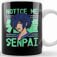 Baskı Dükkanı Notice Me Senpai Anime Japanese Cute Manga Kawaii Kupa