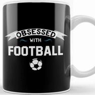 Baskı Dükkanı Obsessed With Football Kupa