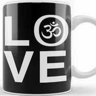 Baskı Dükkanı Ohm Symbol Love Kupa Bardak