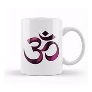 Baskı Dükkanı Om Spiritual Symbol Yoga Meditation Kupa